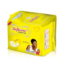 Softcare Sanitary Pad  Yellow